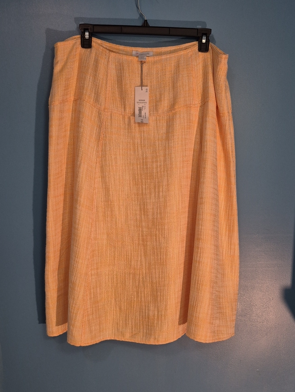 Liz Claiborne Yellow A-Line Skirt